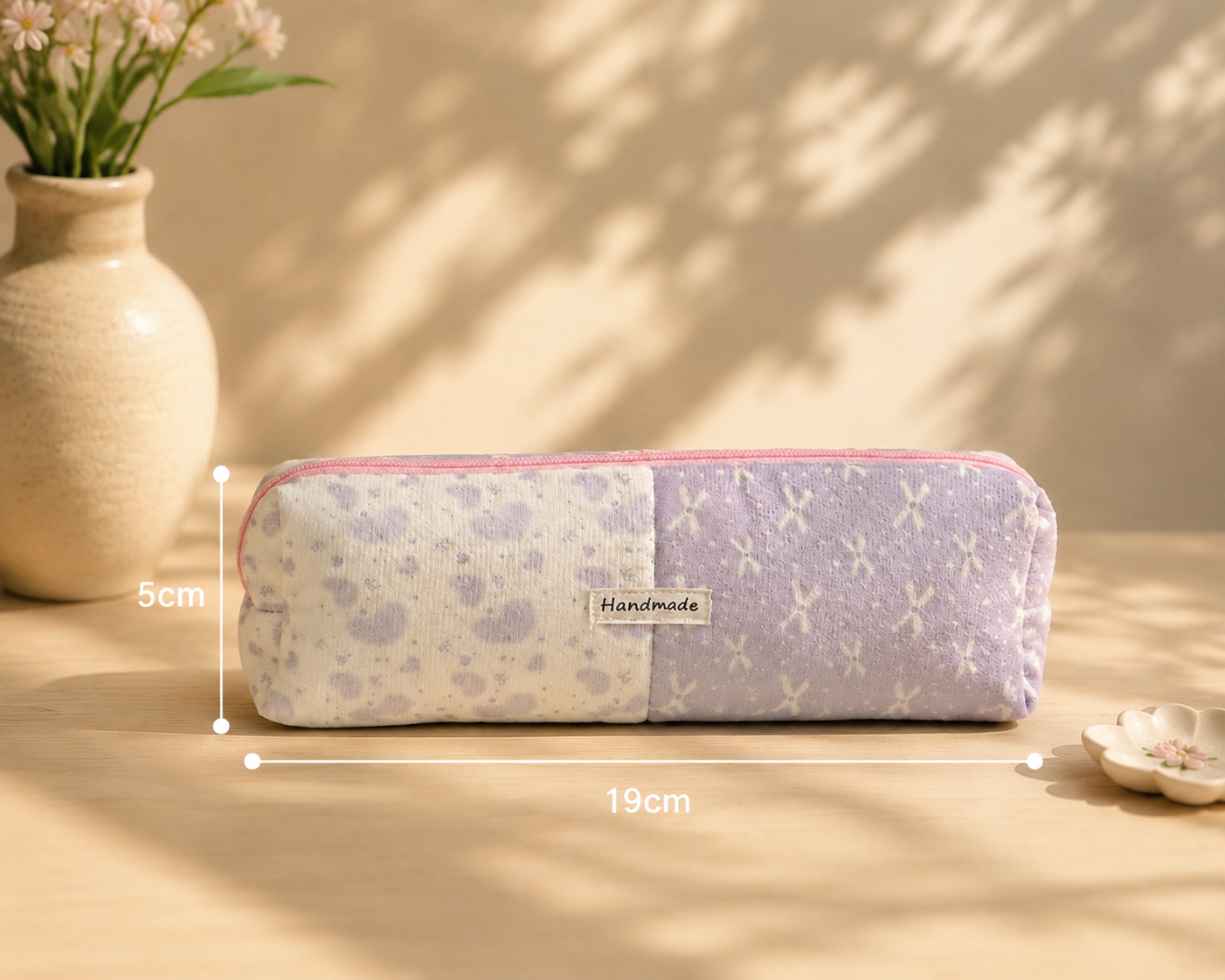 Handmade Lavender Pencil Case|Free shipping