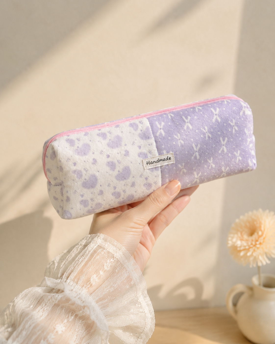 Handmade Lavender Pencil Case｜Free shipping