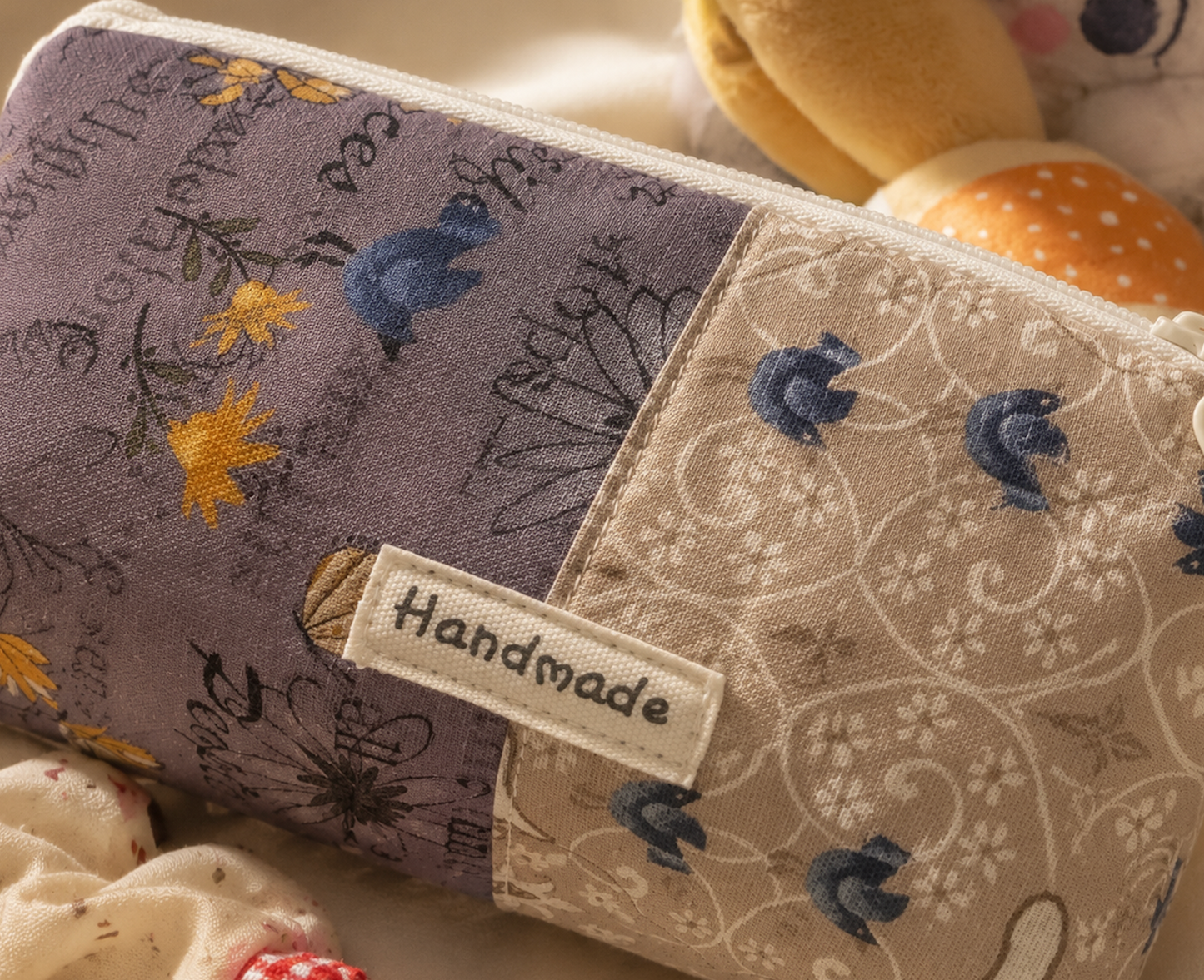 Handmade Vintage Patchwork Pencil Case｜Free shipping