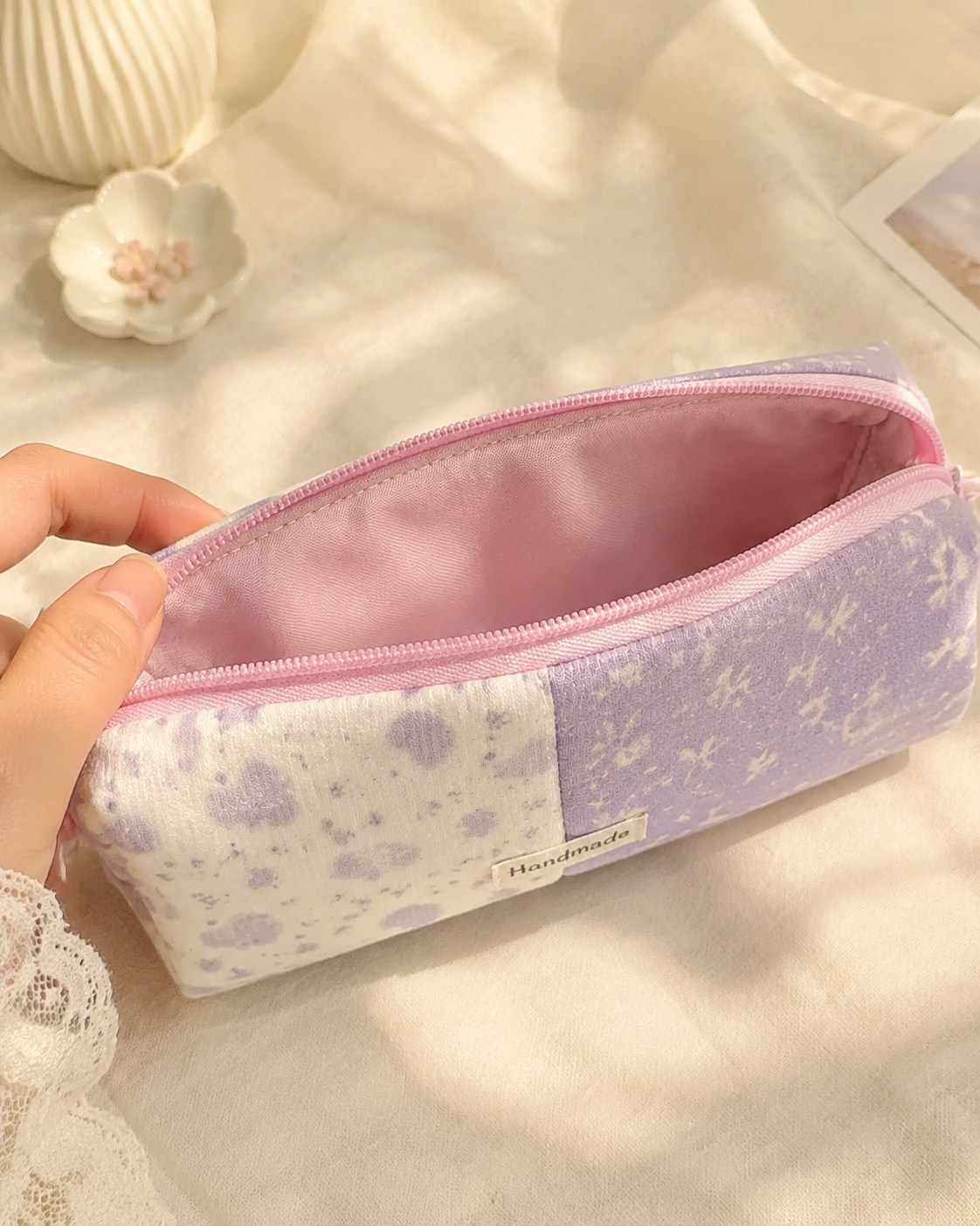 Handmade Lavender Pencil Case｜Free shipping