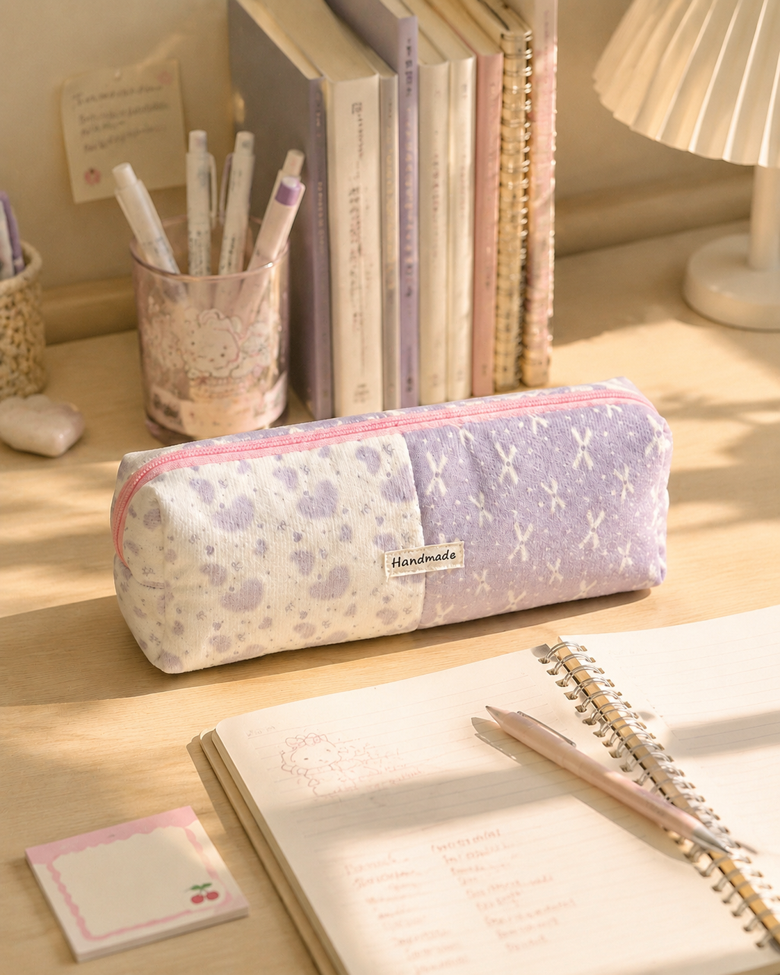 Handmade Lavender Pencil Case｜Free shipping