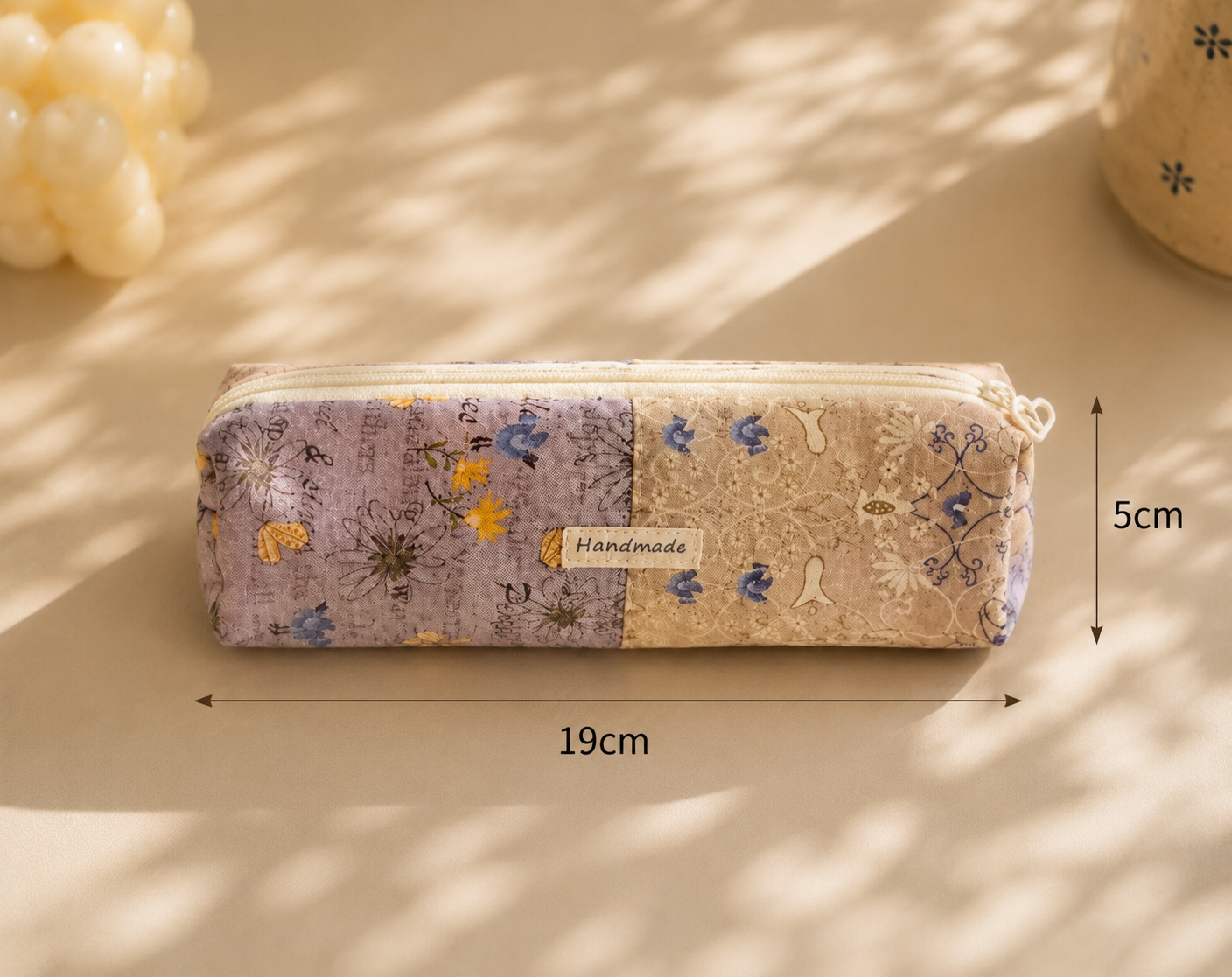 Handmade Vintage Patchwork Pencil Case｜Free shipping