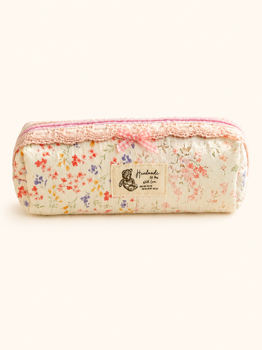 Handmade Floral Lace Pencil Case｜Free shipping